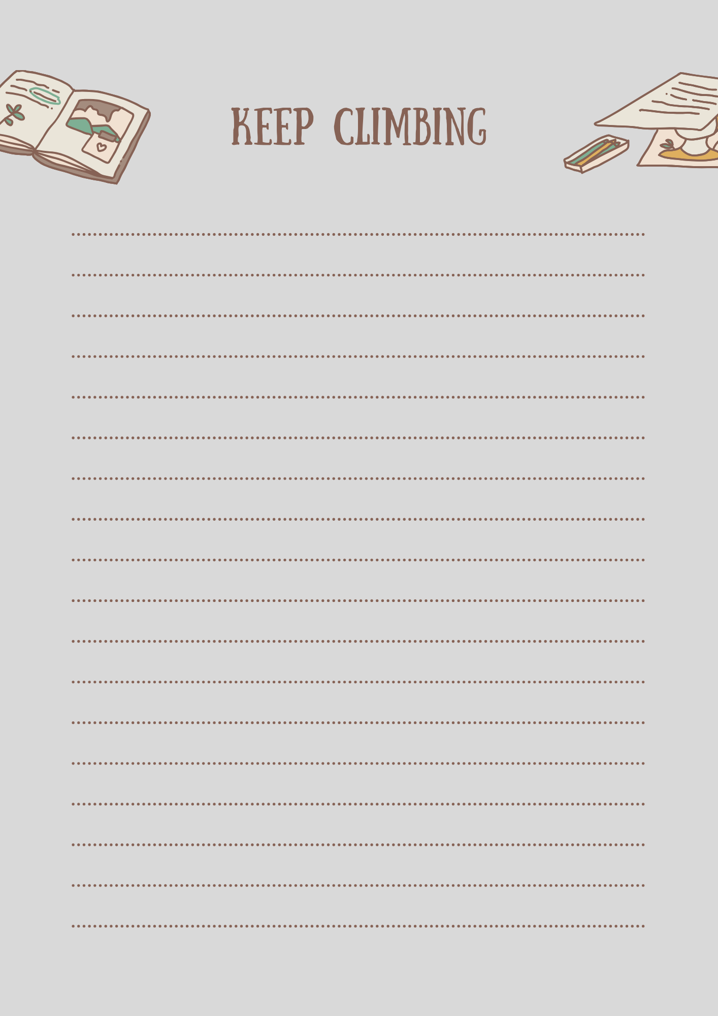 Peak Mindset Daily Planner