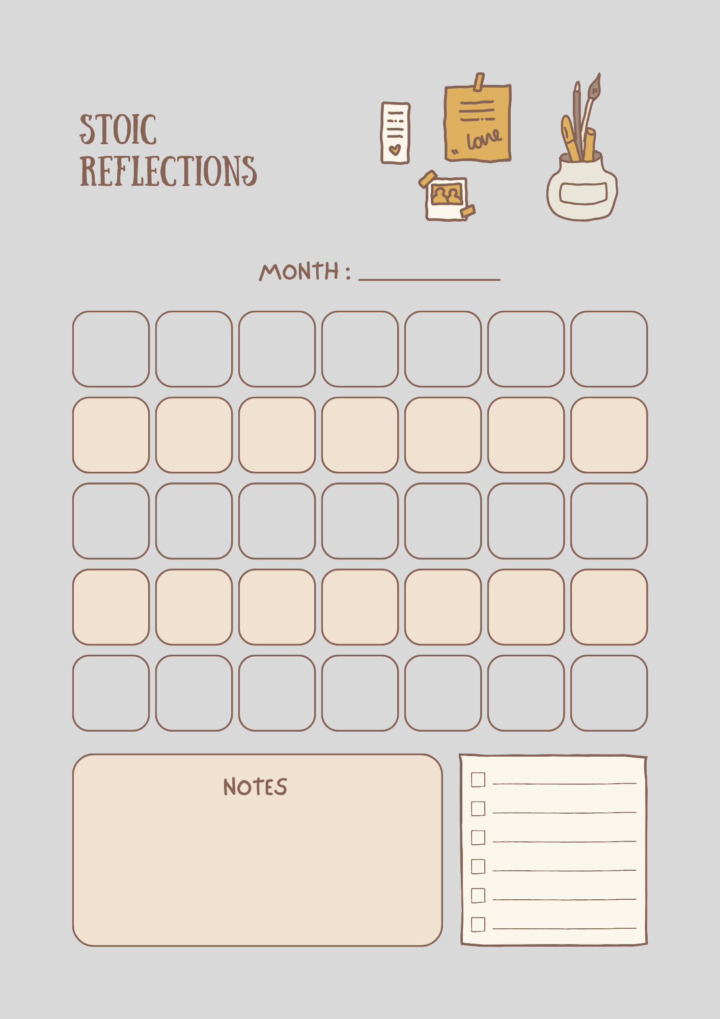 Peak Mindset Daily Planner